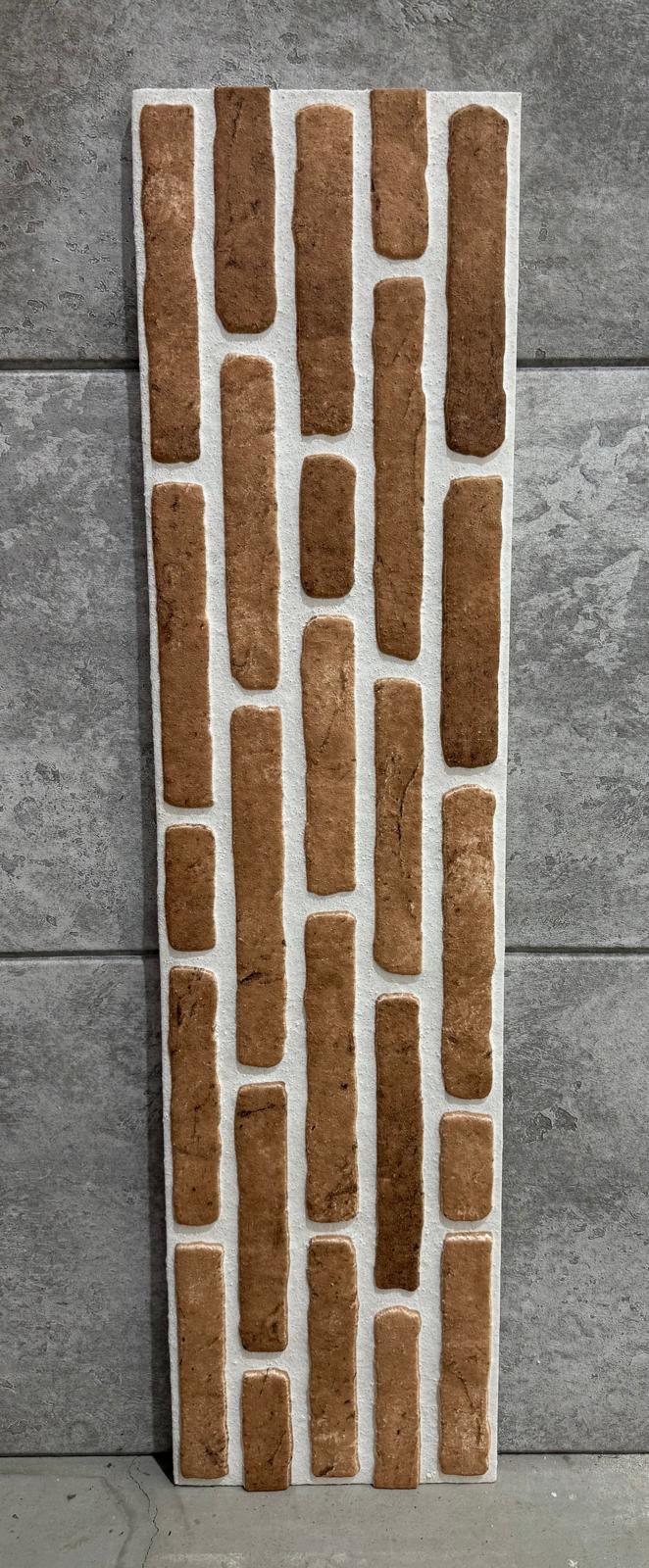 PANOU DECORATIV POLISTIREN imitatie caramida, S-652-207 , 120 x 30 x 2 cm